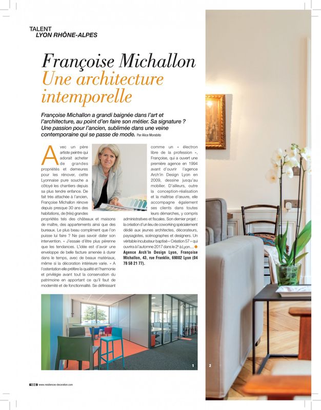 Partenariat avec Françoise Michallon et la SARL Cloisor