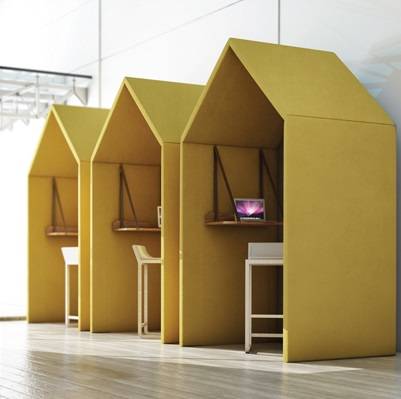 Mise en place de cabane dans des bureaux à Lyon