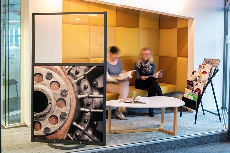 Installation de cloisonnettes personnalisés à Lyon !