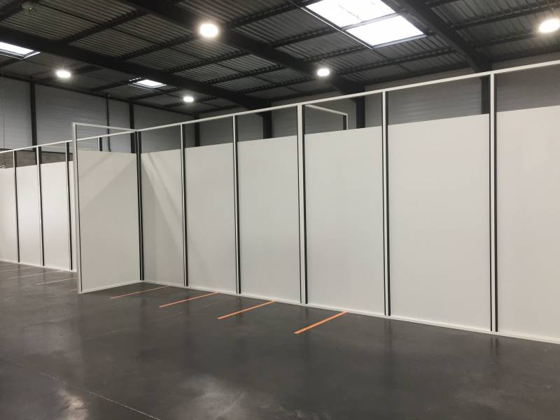 Pose de cloisons amovibles dans la Région Saône-et-Loire