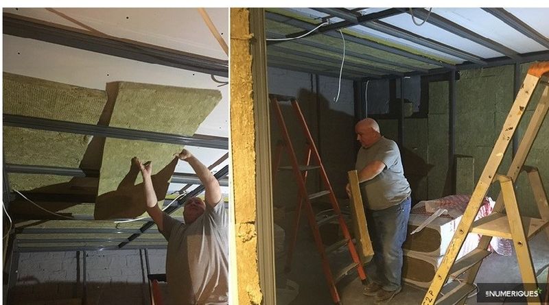 Cloisor a réalisé cette boite ultra isolée acoustiquement  d'Acoumodule