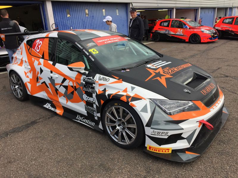 Cloisor est venu supporter la Team GL Racing à Dijon