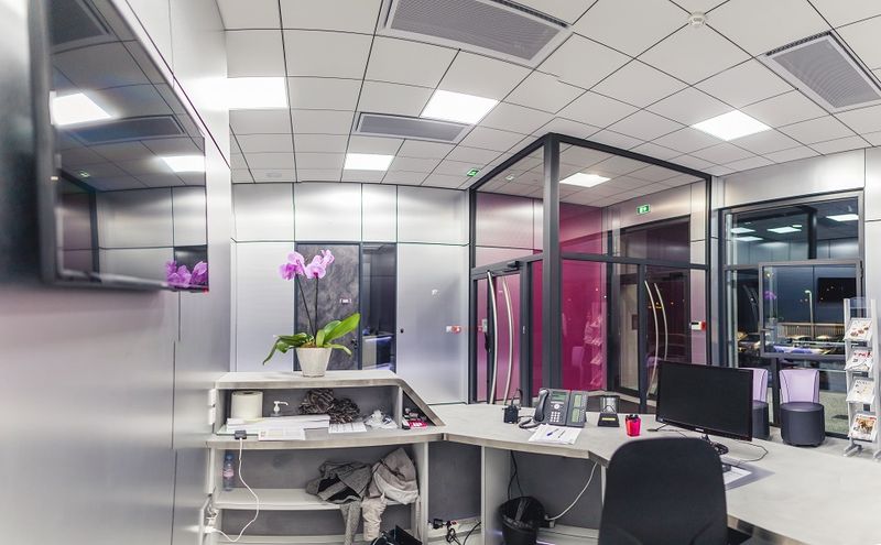 Mise en place d'un faux plafond à GENAY