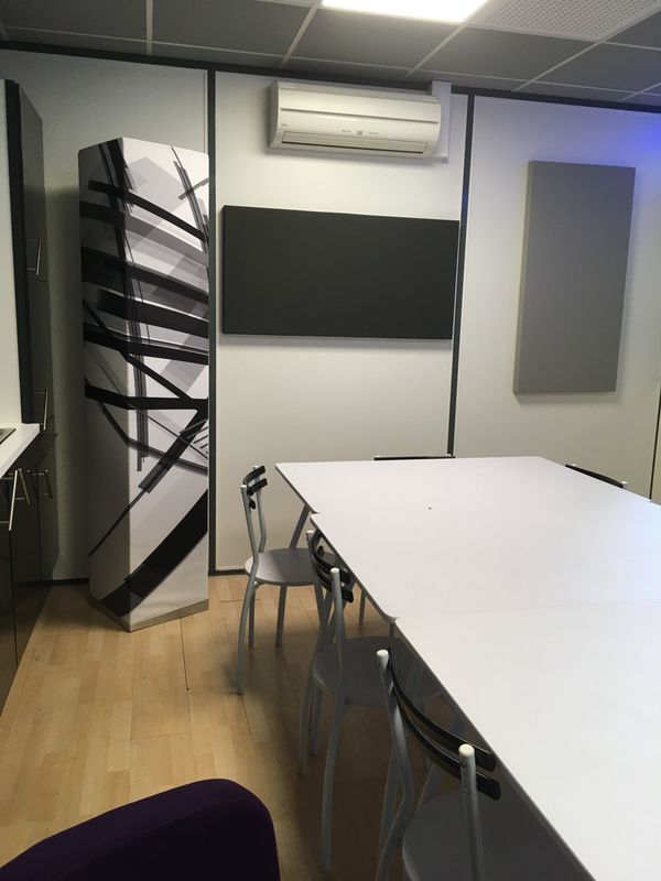 Equipement acoustique d'un espace détente à Lyon