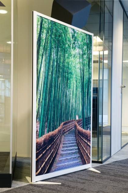Installation de cloisonnette acoustique dans des bureaux à Lyon