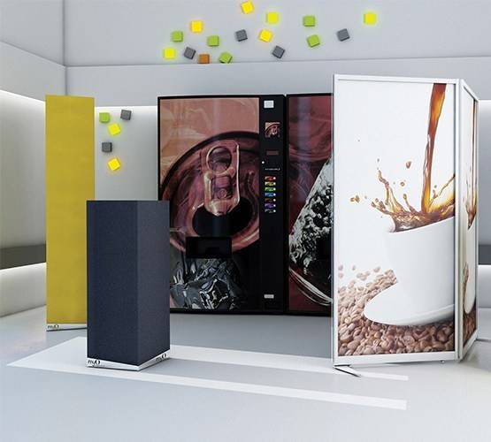 Mise en place de cloisonnettes pour un espace café dans la Région Rhône-Alpes